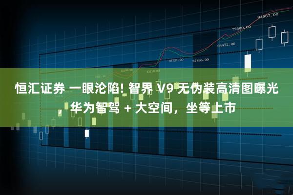 恒汇证券 一眼沦陷! 智界 V9 无伪装高清图曝光，华为智驾 + 大空间，坐等上市