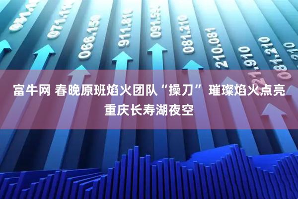 富牛网 春晚原班焰火团队“操刀” 璀璨焰火点亮重庆长寿湖夜空